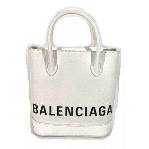 BALENCIAGA logo Ville XXS 2WAY Hand Bag Tote Bag Crossbody Shoulder Bag